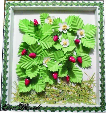 Аппликация на тему ягоды