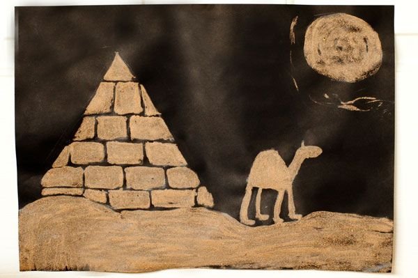 Аппликация на тему Египет