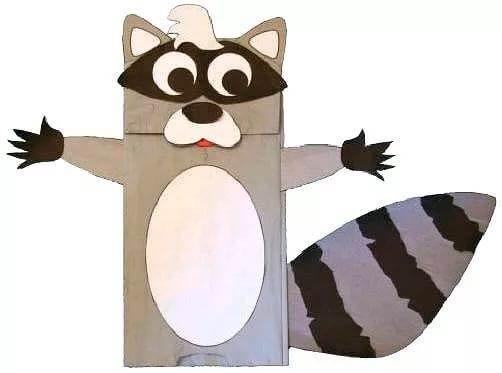 Поделка енот