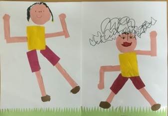 Аппликация на тему ЗОЖ