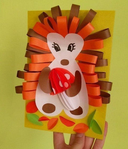 Аппликация из полос