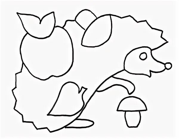 Шаблон для рваной аппликации