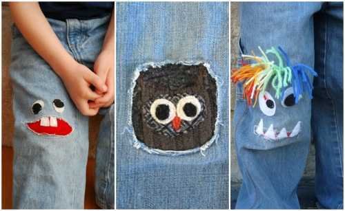 Заплатка на джинсы ребенку