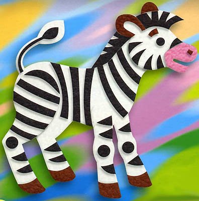 Зебра поделка для детей