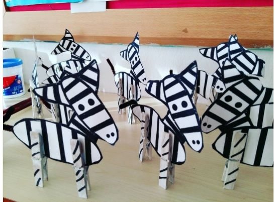 Аппликация Зебра