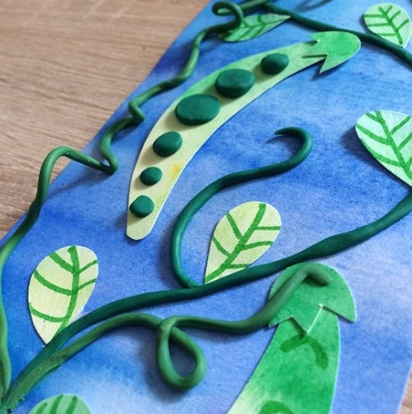 Аппликация из пластилина