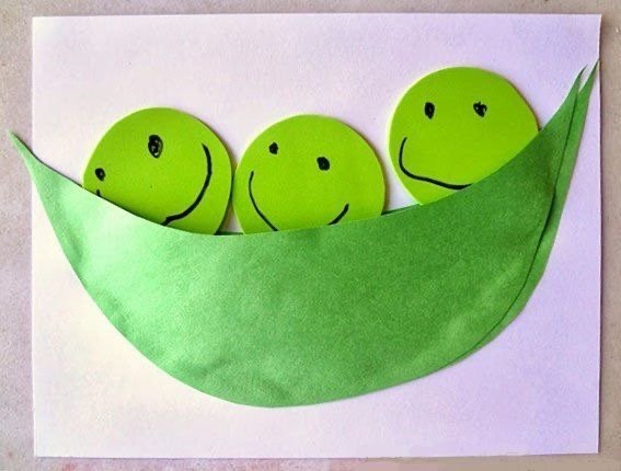 Поделка горох