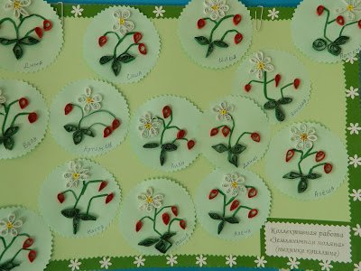 Рисование Земляничная Поляна в подготовительной группе