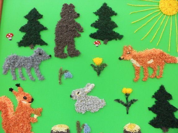 Поделки Дикие животные в детском саду