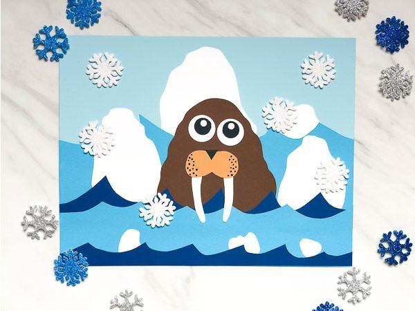 Аппликация животные севера