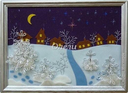 Новогоднее панно в садик