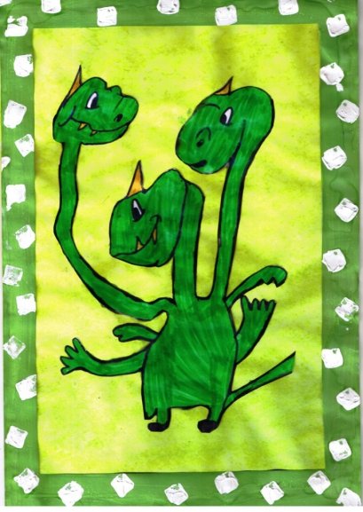 Змей Горыныч поделка