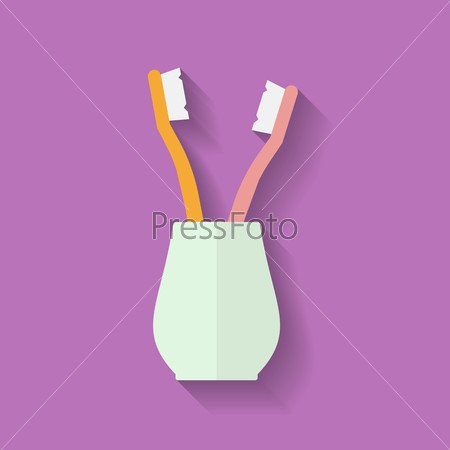 Аппликация зубная щетка в средней группе