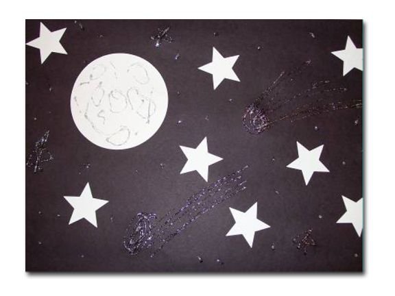 Аппликация звезда