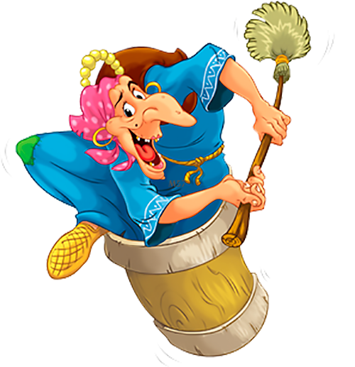 Баба яга мультяшная на прозрачном фоне (32 фото)