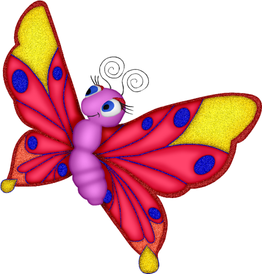 Бабочка из мультика