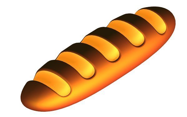 Нарисовать батон