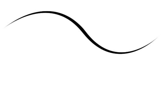 Красивая изогнутая линия