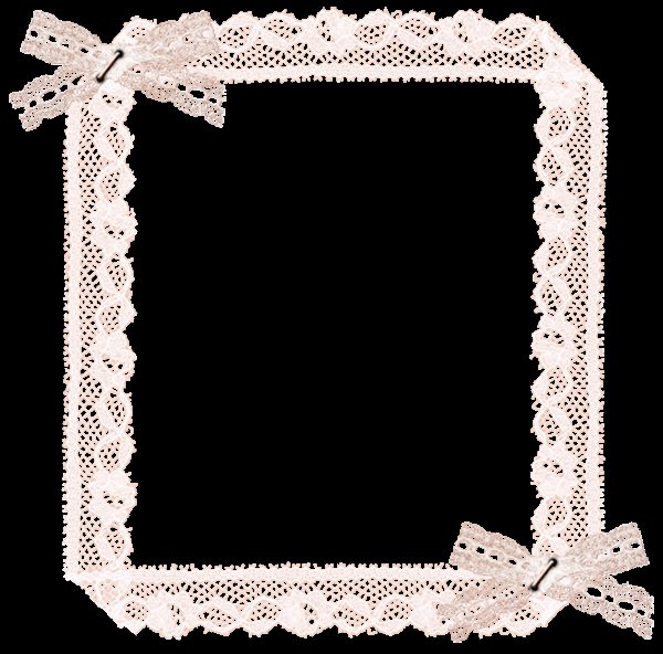 Белая кружевная рамка на прозрачном фоне (41 фото)