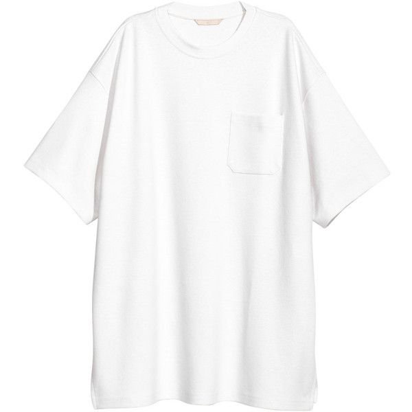 Белая оверсайз футболка на прозрачном фоне (39 фото)