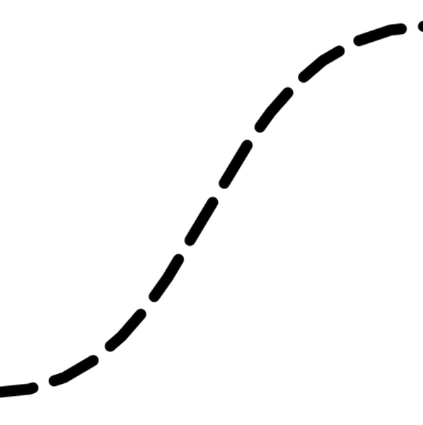 Пунктирная линия на прозрачном фоне