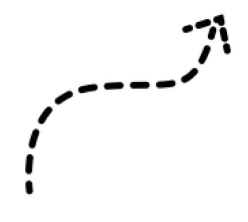 Изогнутый пунктир