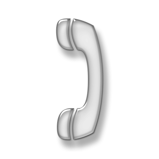 Трубка телефона белая