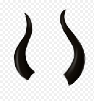 Белые рожки на прозрачном фоне (43 фото)