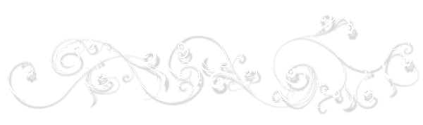 Белые вензеля на прозрачном фоне