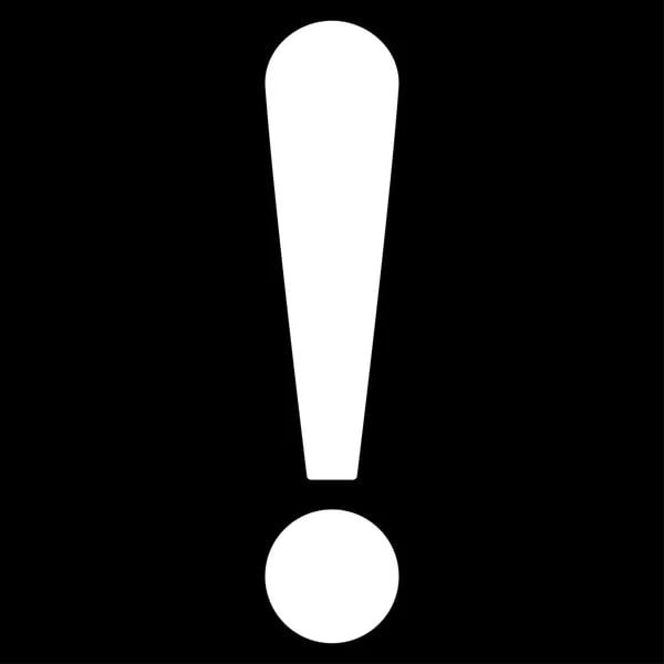 Знак восклицания на черном фоне