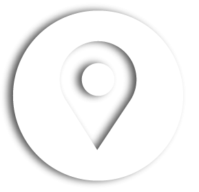 Значок локации белый