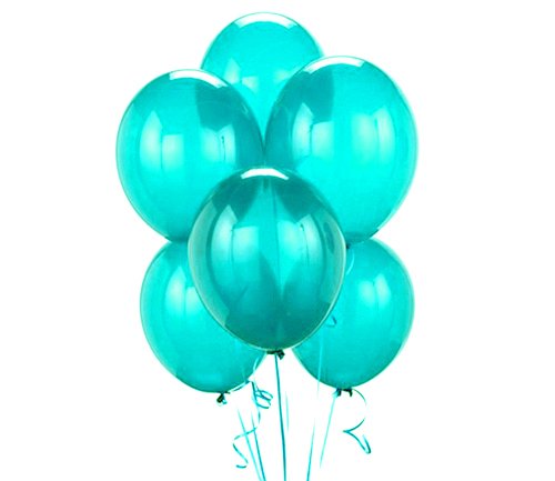 Бирюзовые шары воздушные