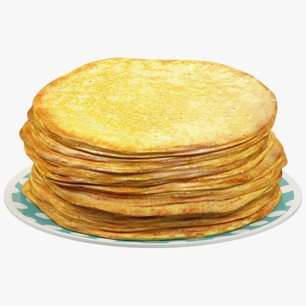 Блины на тарелке