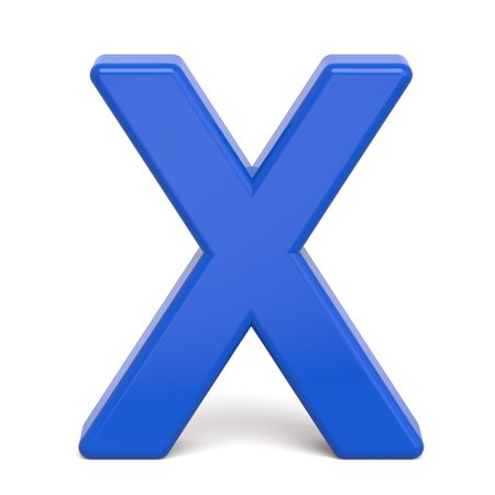 Буквы х х синего цвета