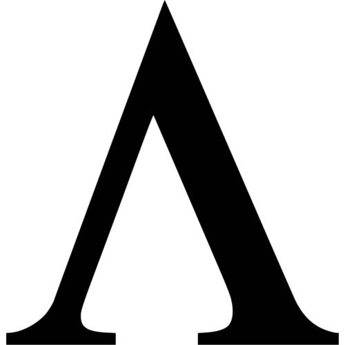 Буква л черная