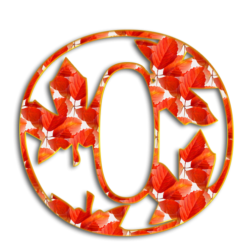 Осенние буквы алфавит