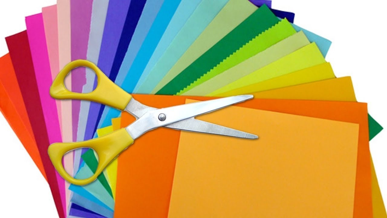 Бумажное образование фд. Ножницы и цветная бумага. Ножницы для бумаги. Цветная бумага ножницы клей. Цветная бумага и картон.