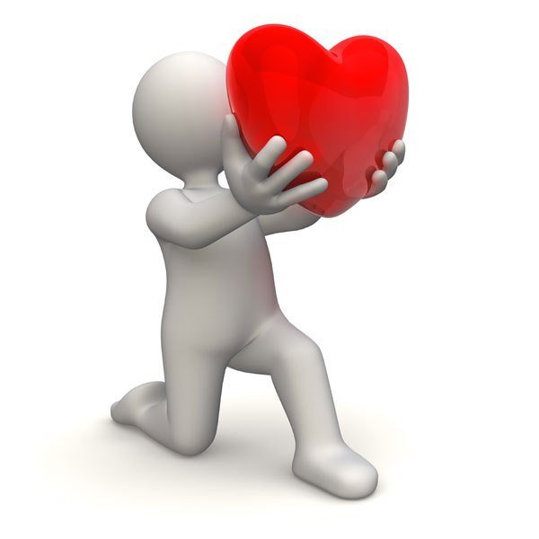 Человечек с сердечком на прозрачном фоне (32 фото)