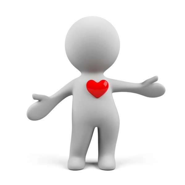 Человечек с сердцем