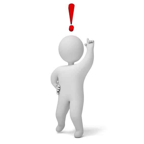 Человечек с пальцем