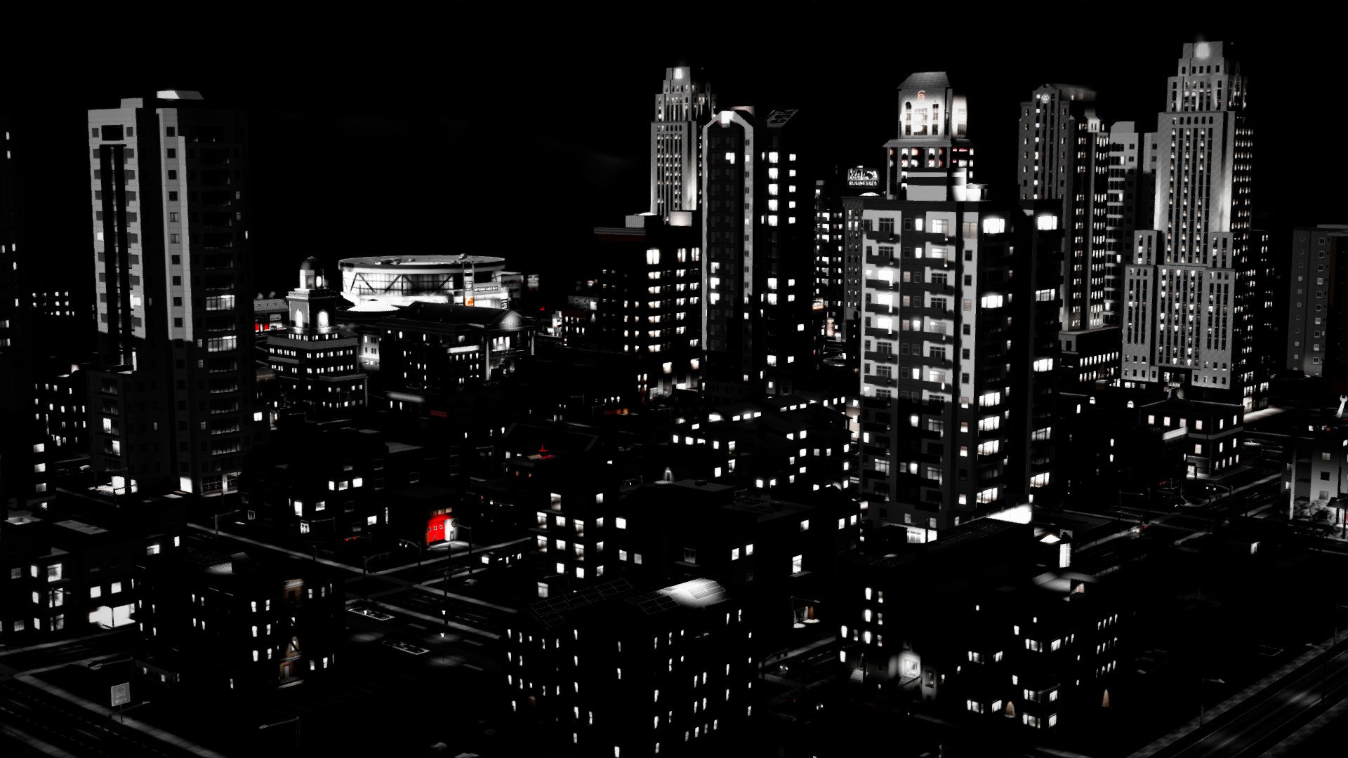 Города черном фоне. Нуар город. Черно белый город. Город на черном фоне. Тёмный город.