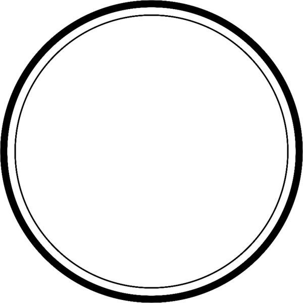 Черный контур круг на прозрачном фоне (44 фото)