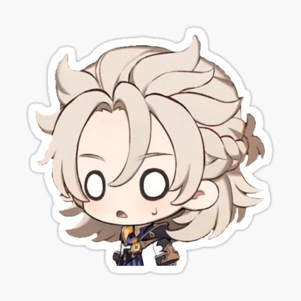 Чиби стикеры геншин на прозрачном фоне (43 фото)