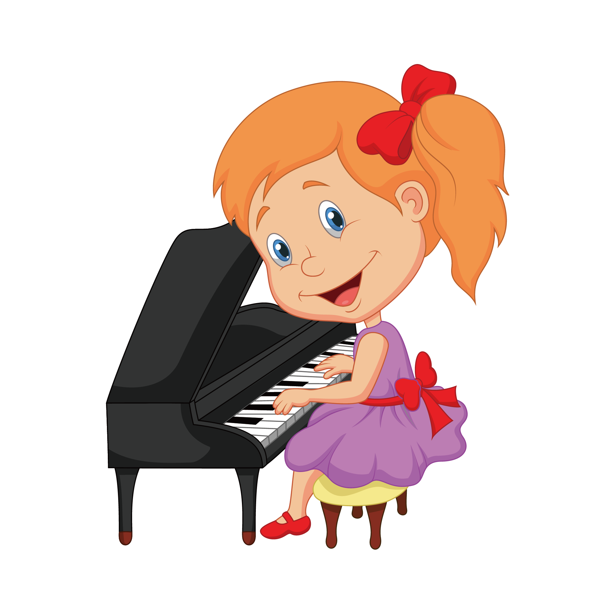 Прозрачное пение. Пианистка для детей. Музыкант мультяшный. Ребенок за роялем мультяшный. Фортепиано мультяшное.