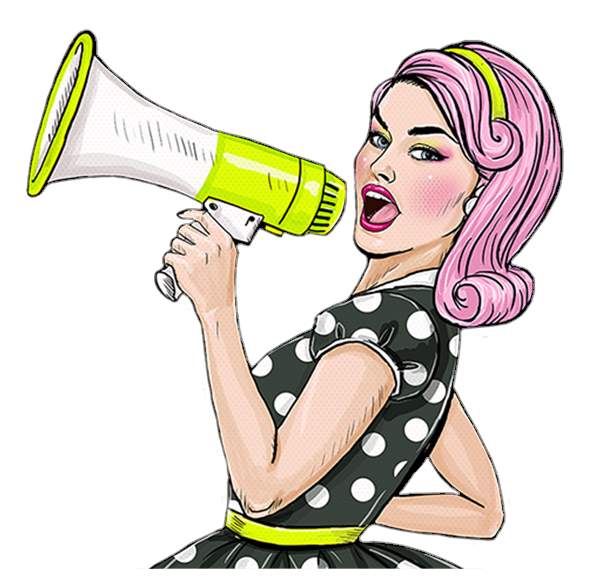 Поп арт девушка