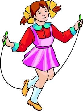 Прыжки на скакалке анимация