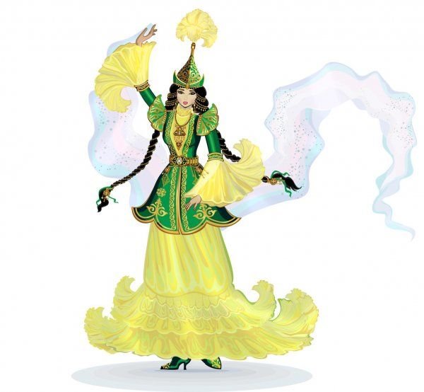 Костюм казахской девочки