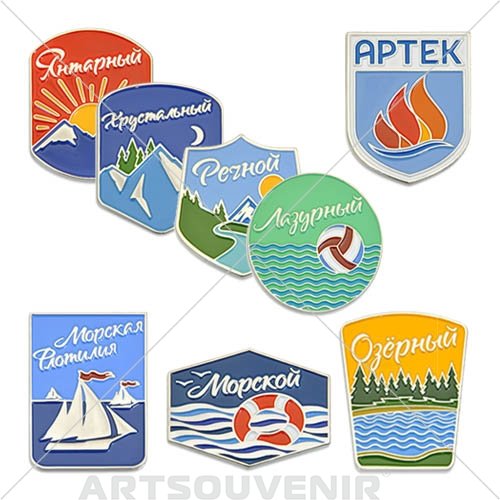 Значок лагеря морской Артек