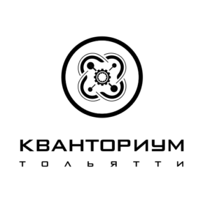 Кванториум логотип белый