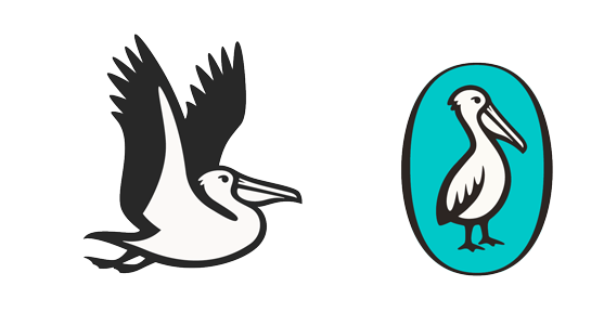 Пеликан учитель года вектор
